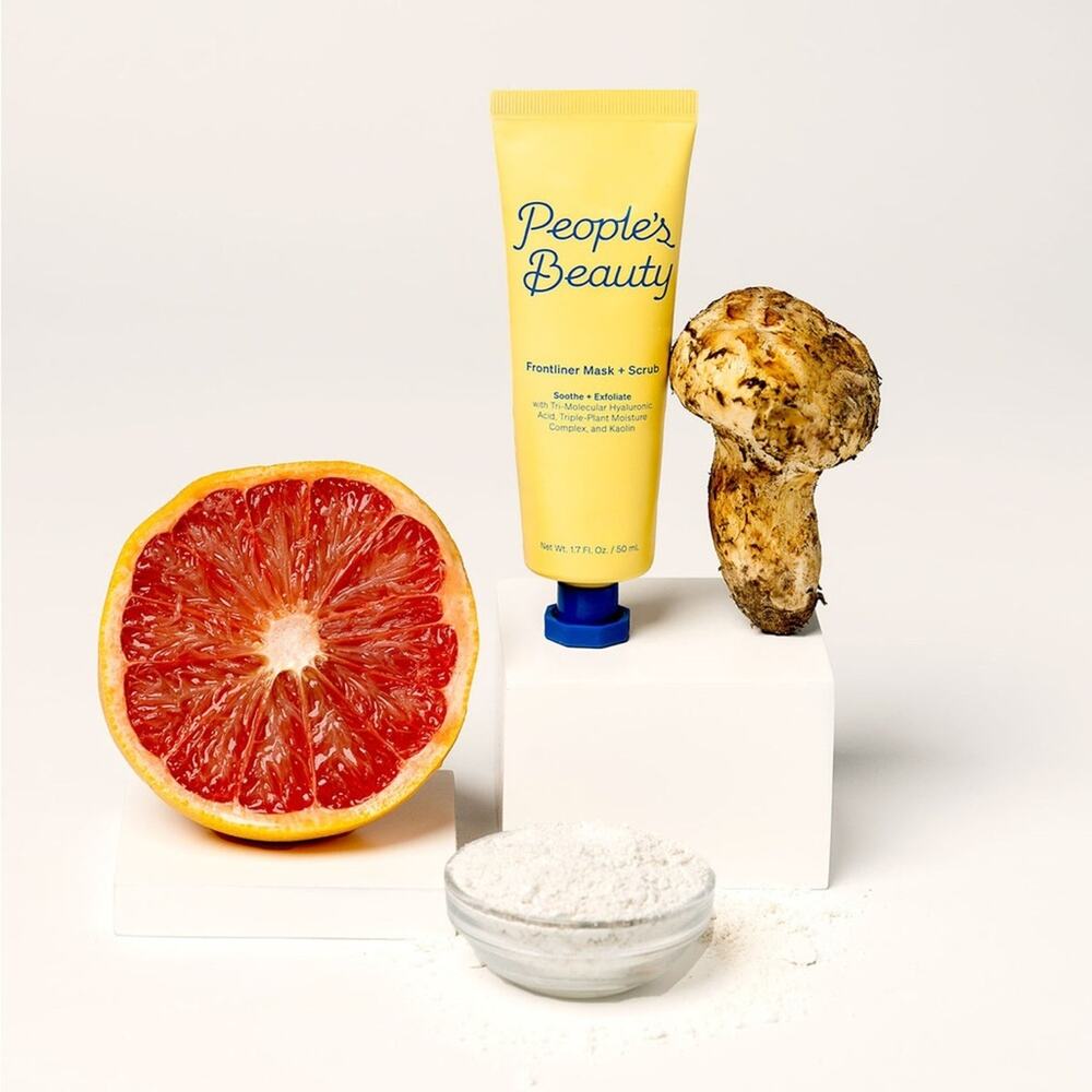 NIB! People's Beauty Frontliner Mask + Scrub 50ml